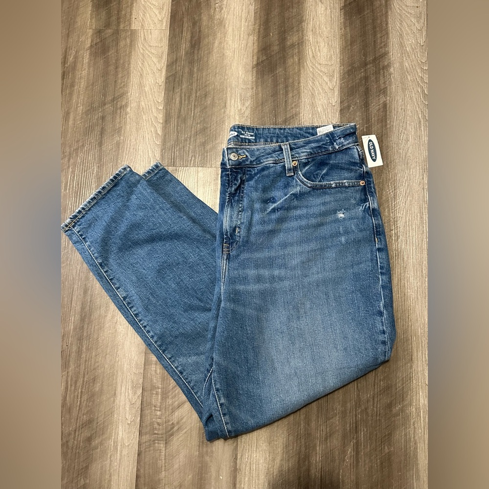 NWT OG Straight High Rise Old Navy Jeans